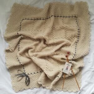 Manta para bebé Beige - image 2