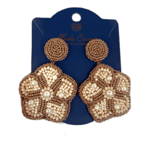 Aretes Bordados Sakura - image 1