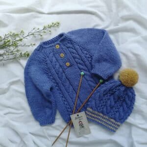 Conjunto azul unisex bebé - image 2