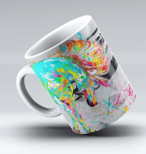 pocillo franz lagos para amantes de los caballos