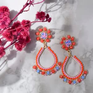 aretes largos de mostacilla