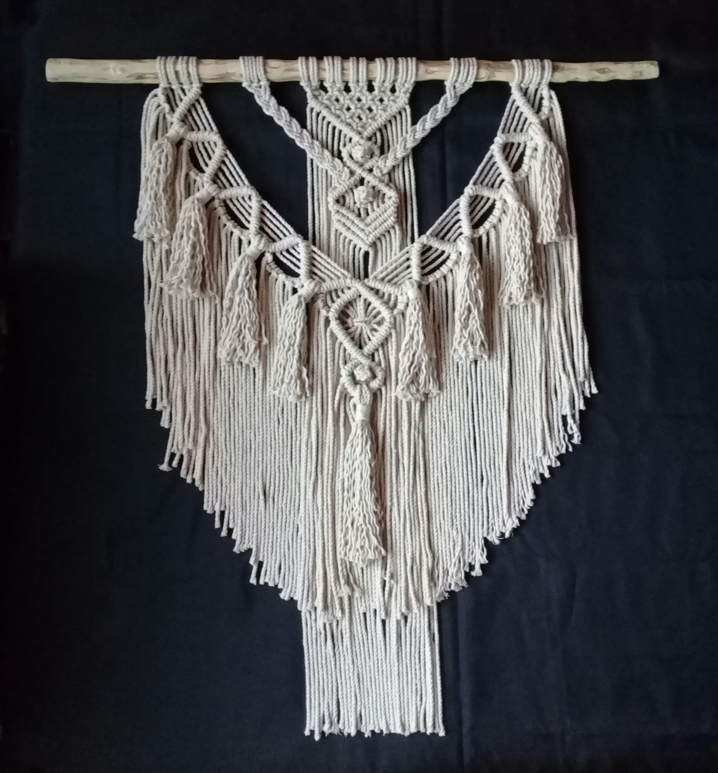 Tejido en Macramé para decoración