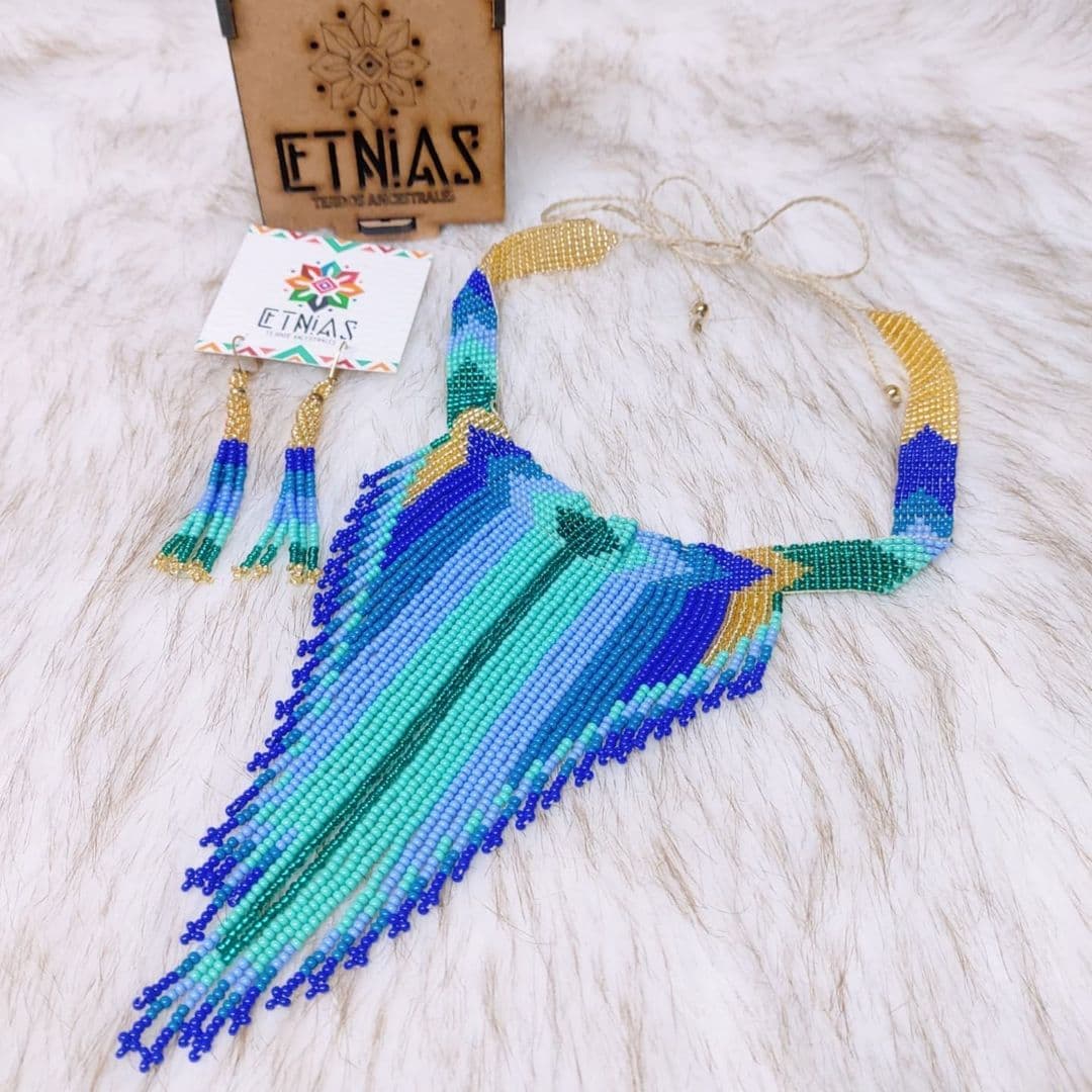 Juego Choker Multicolor