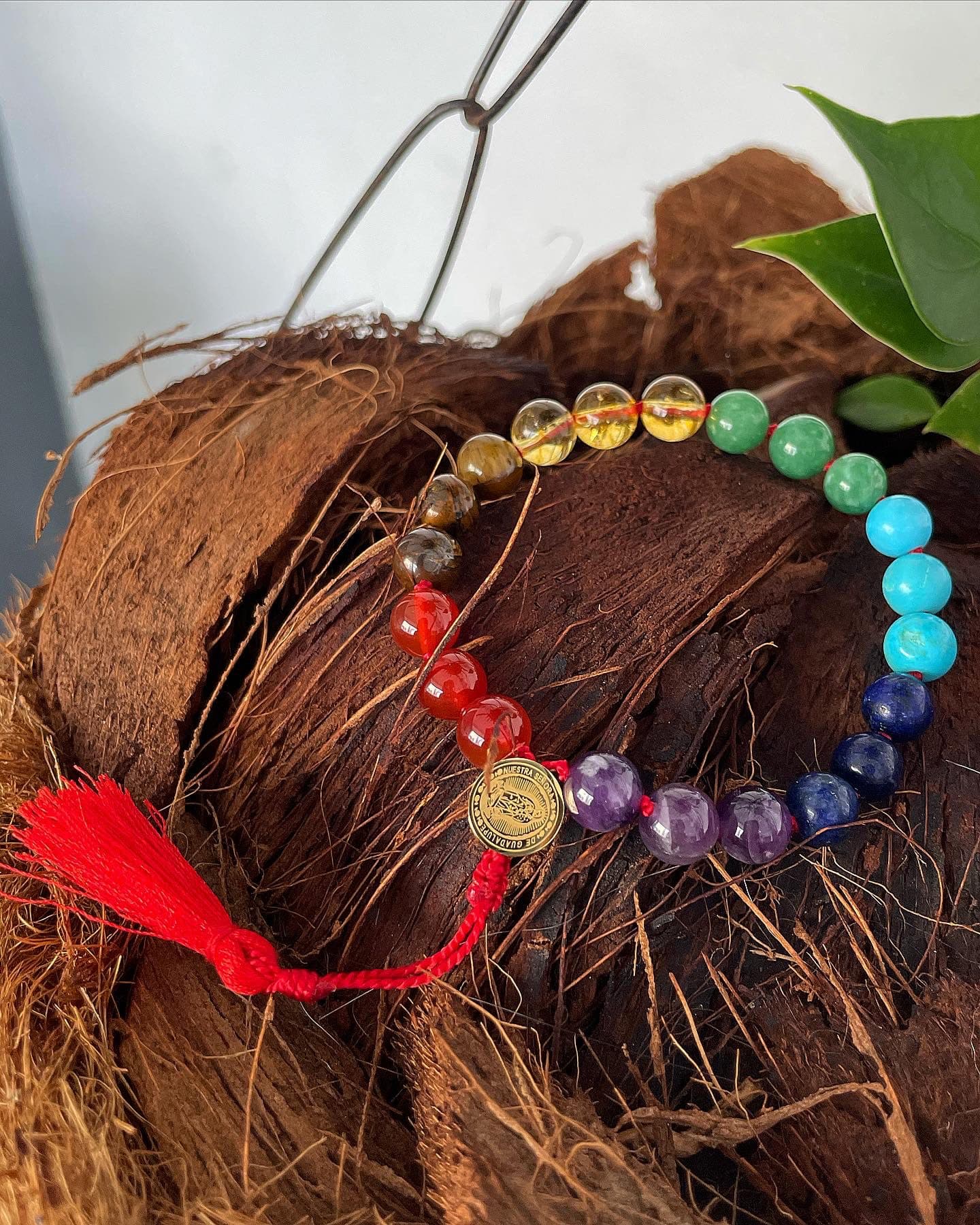Pulsera tipo Japa Mala de los Chakras