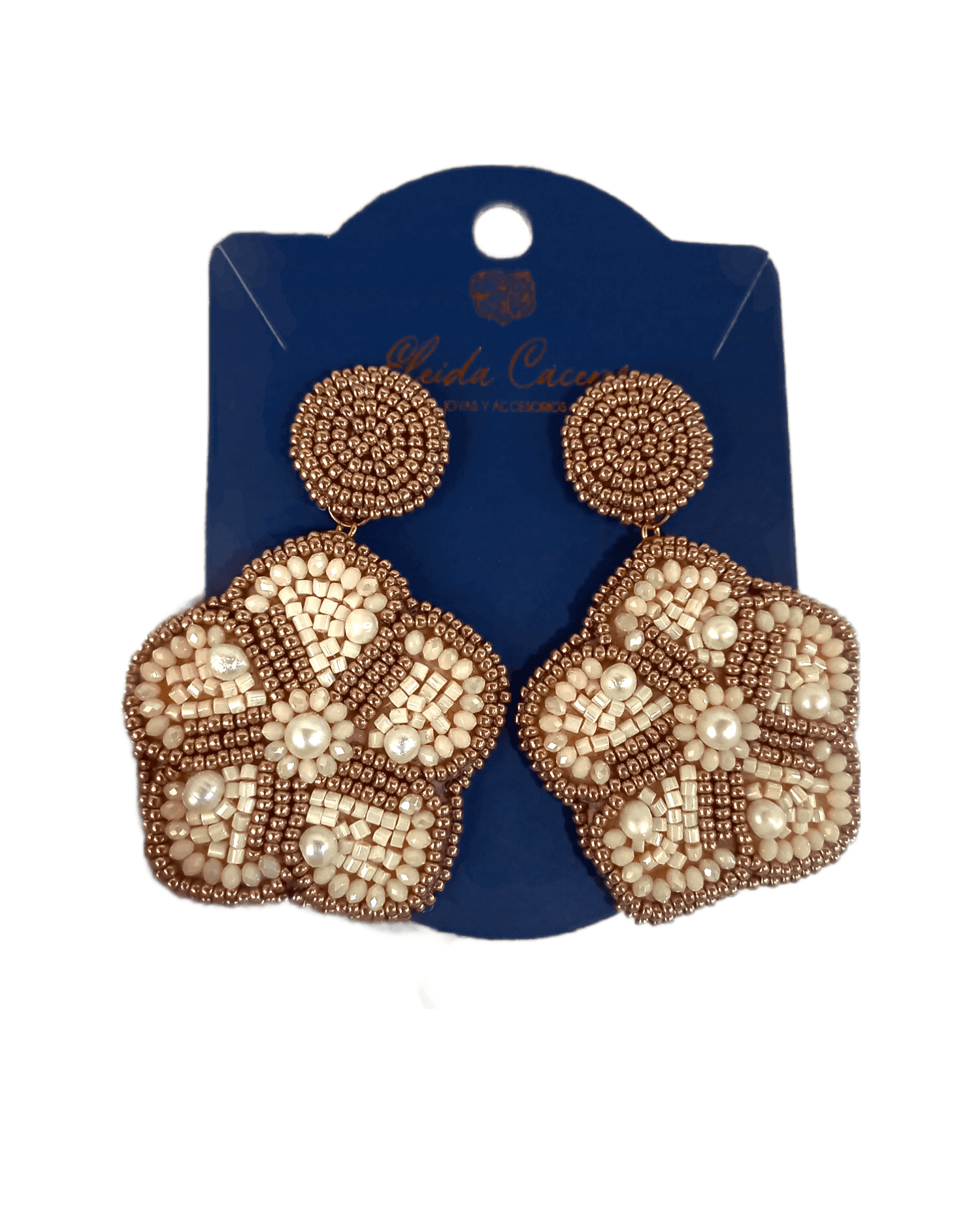 Aretes Bordados Sakura