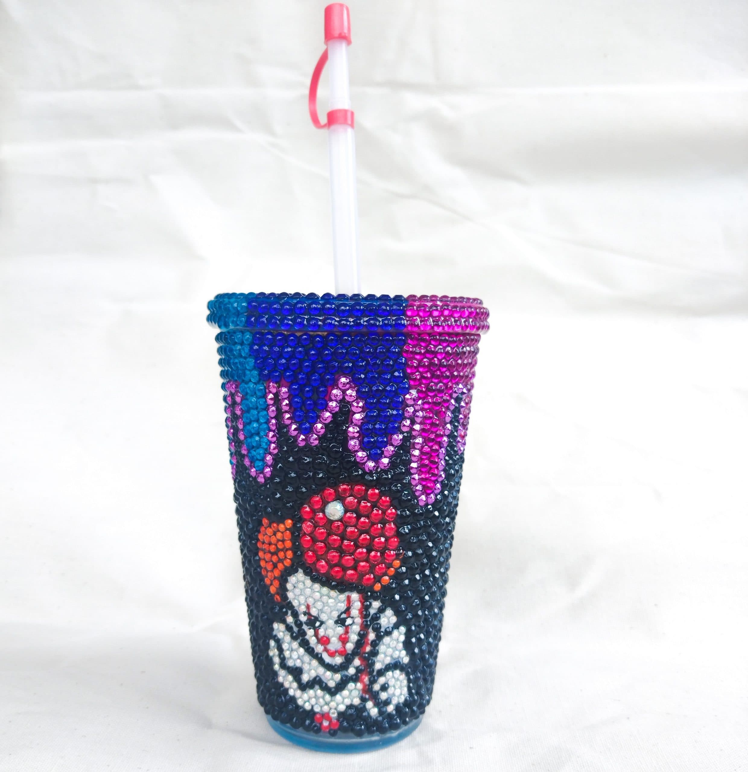 Vaso personalizado piedras crsital