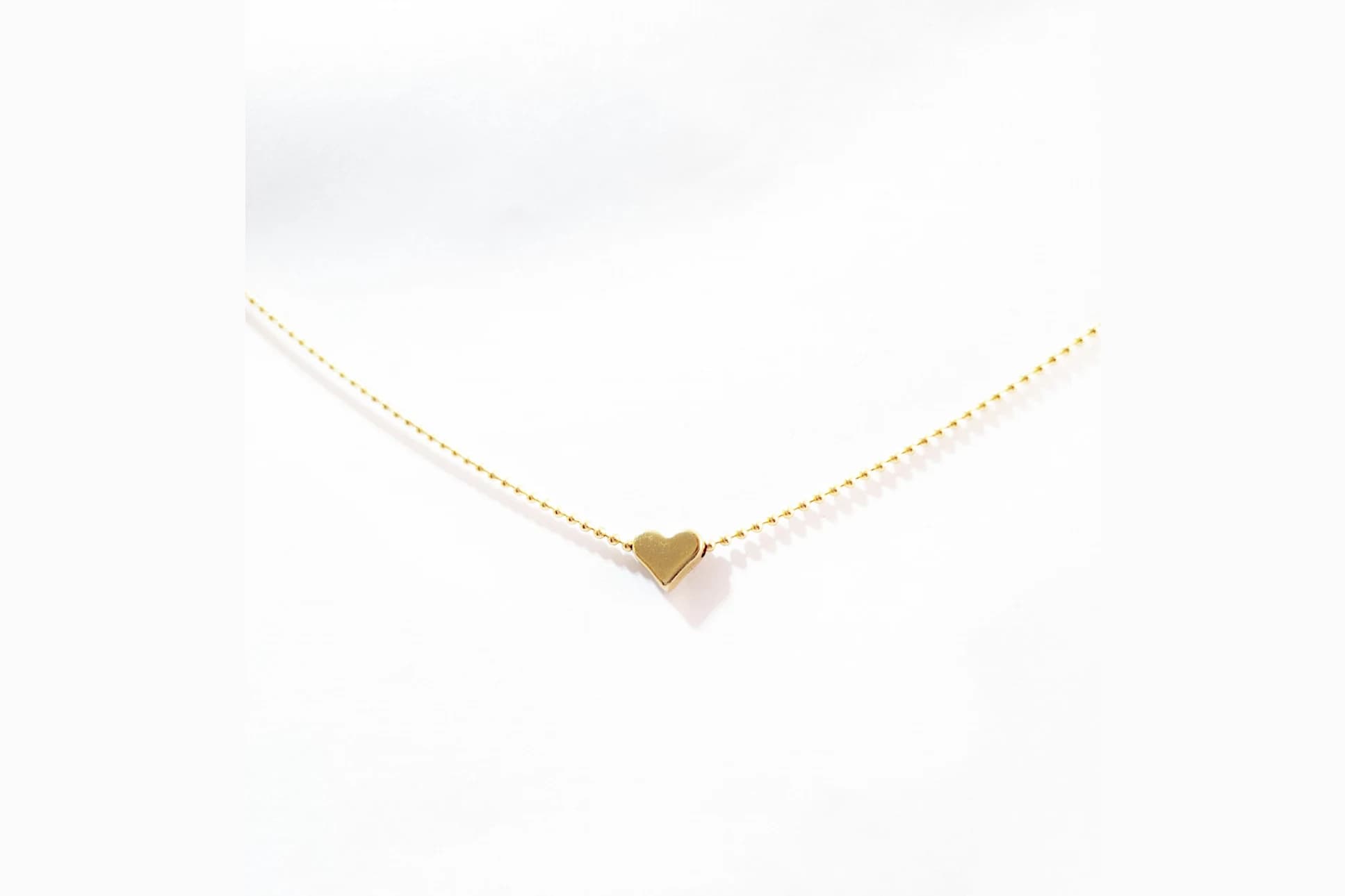 cadena con dije de corazon